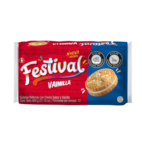 116 GALLETA FESTIVAL*6 S.VAINILLA*24