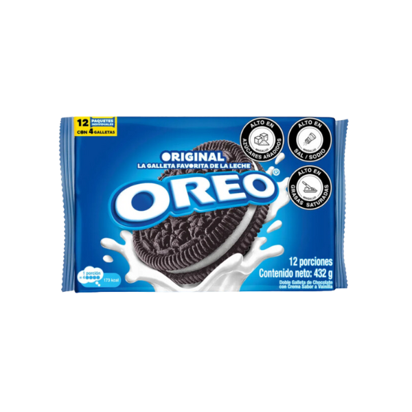 120 GALLETA OREO ORIGINAL4 CJ12   Mayorista AhorroPlus