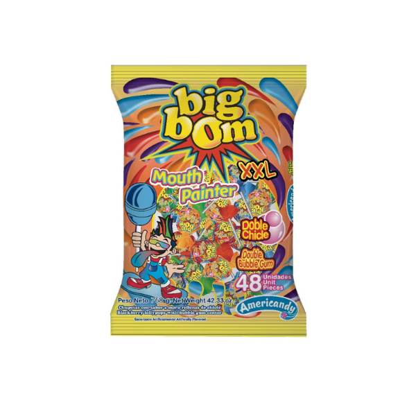 1230 CHUPETA BIG BOM MOUTH PAINTER XXL *48*8