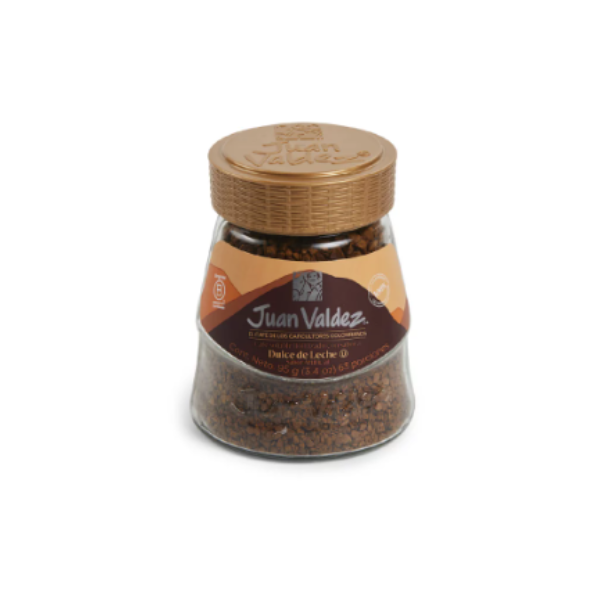 1477 CAFE JUAN VALDEZ DULCE DE LECHE (NARANJA) 95GR*12