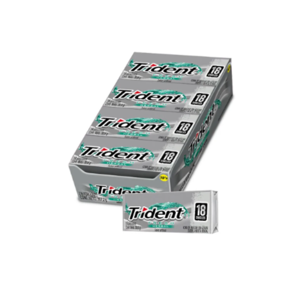 166 CHICLE TRIDENT*18 S. GRIS-VERDE CJ*30