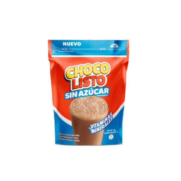 1734 CHOCOLISTO SIN AZUCAR 180GR CJ24   Mayorista AhorroPlus