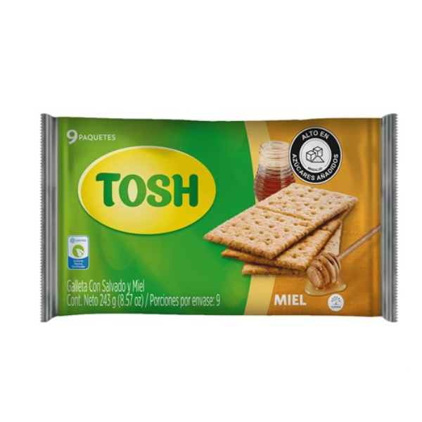480 GALLETA TOSH MIEL CJ*24