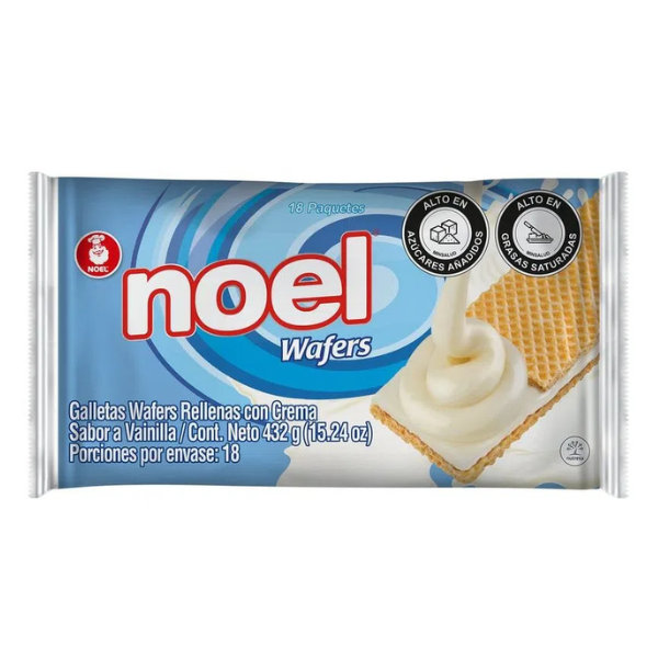 487 GALLETA WAFER NOEL VAINILLA CJ*24