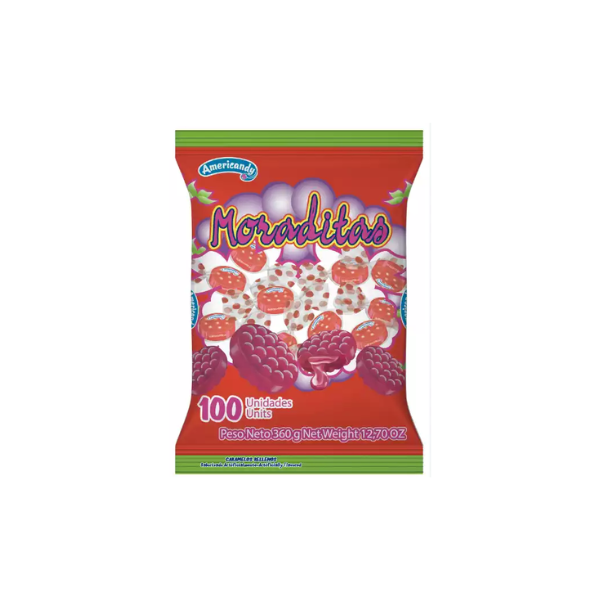548 CARAMELO MORADITAS AMERICANA*100 *20