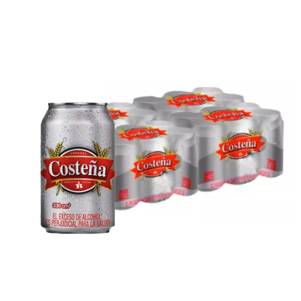 687 CERVEZA COSTEÑA GRIS LATA
