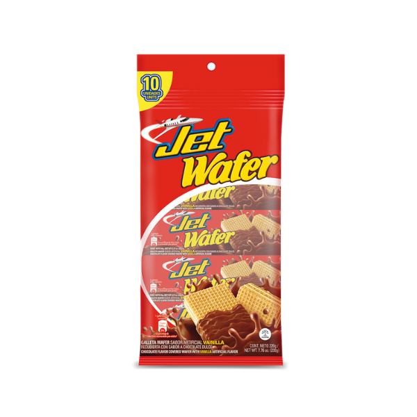 692 GALLETA WAFER JET VAINILLA*10 UNID 22GR CJ*40