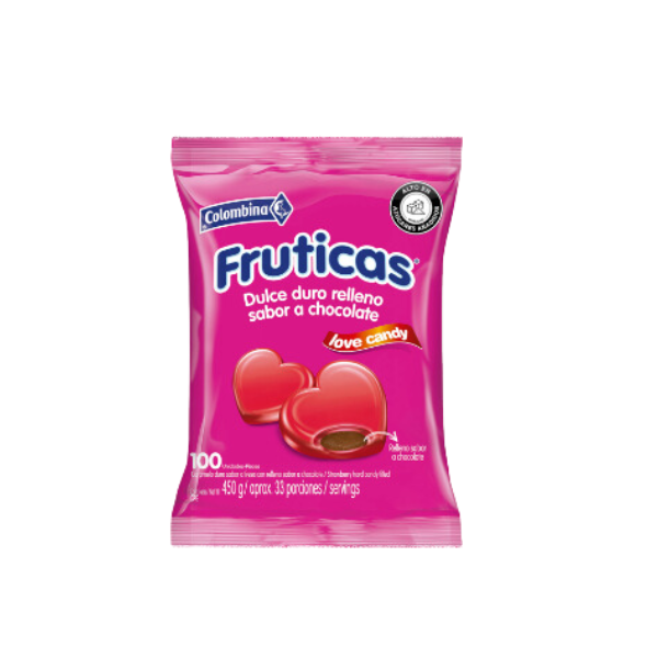 722 CARAMELO FRUTICAS LOVE100 CJ16   Mayorista AhorroPlus