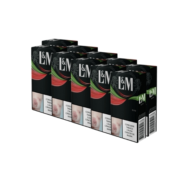 1528 CIGARRILLO L&M VERDE ROJO (SANDIA) KS 10 CJ*50