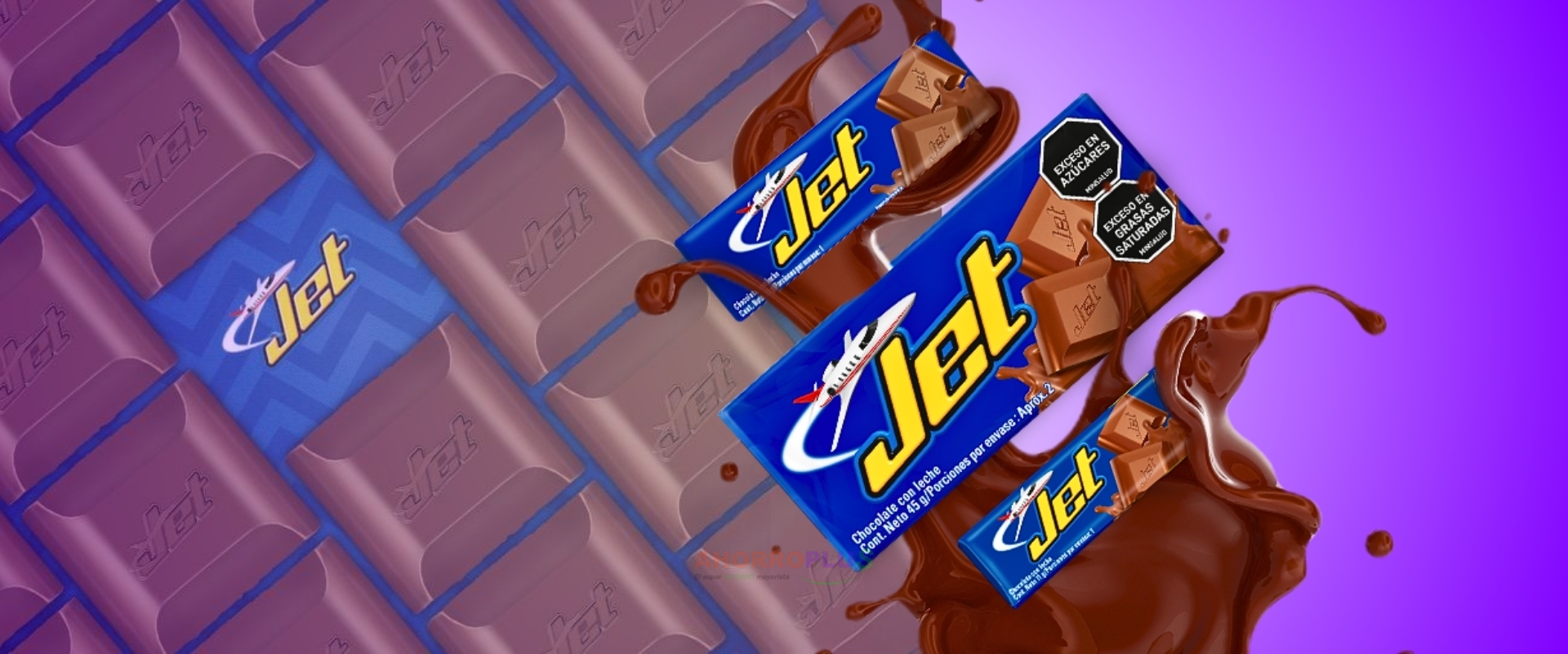 - Mayorista AhorroPlus Chocolatina Jet Delicia en cada bocado Mayorista AhorroPlus