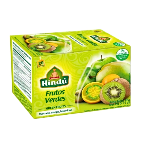 3072 TE HINDU FRUTOS VERDES*18 144GR