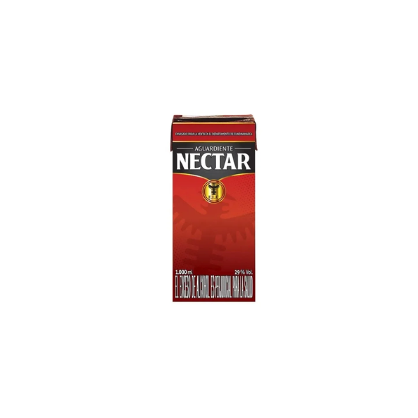 1166 AGUARDIENTE NECTAR ROJO LT 1000*12