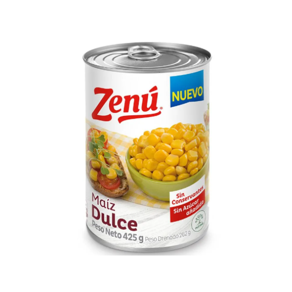 1702 MAIZ DULCE ZENU 425GR CJ24   Mayorista AhorroPlus