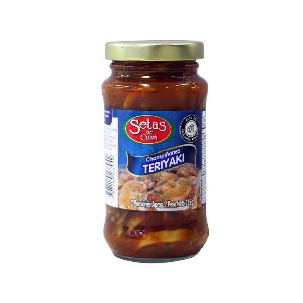 1706 SETAS DE CUVIA CHAMPIÑONES TERIYAKI 235GR CJ12   Mayorista AhorroPlus