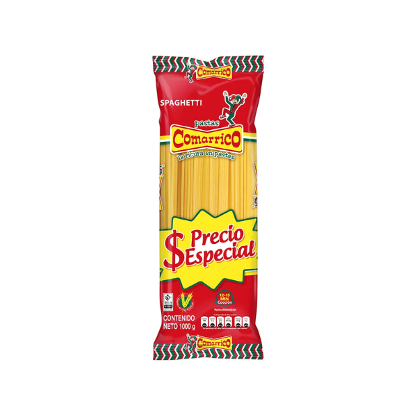 1828 PASTA COMARRICO SPAGHETTI CLASICA 1000GR CJ*6