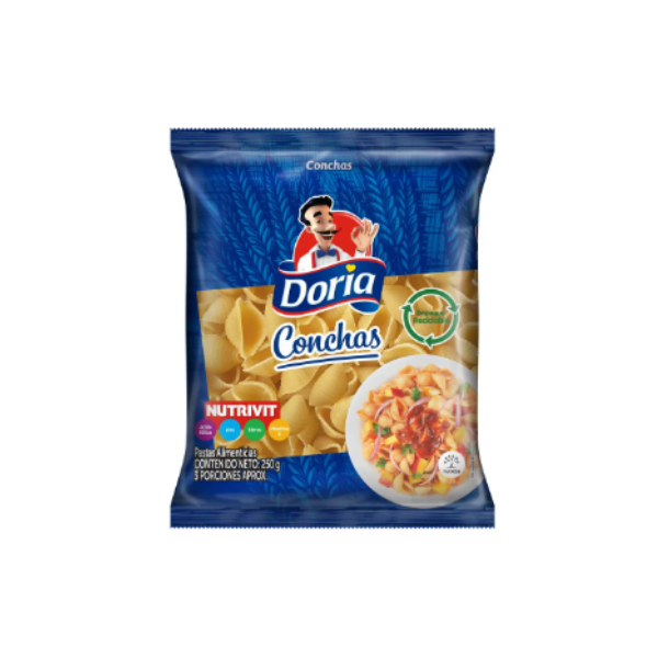 1835 DORIA CONCHITAS CLASICAS 250GR CJ24   Mayorista AhorroPlus