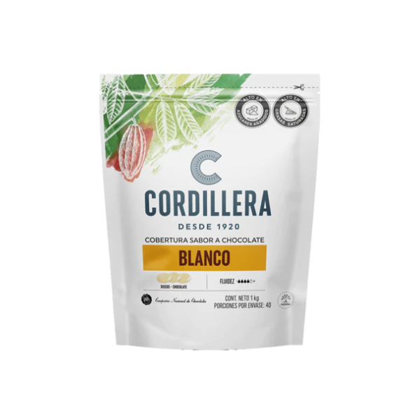 1859 CORDILLERA COBERTURA CHOCOLATE BLANCO BOLSA 1KG CJ*10
