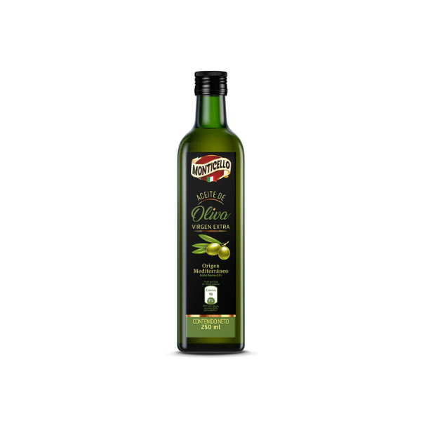 1912 MONTICELLO ACEITE DE OLIVA 250ML CJ*12
