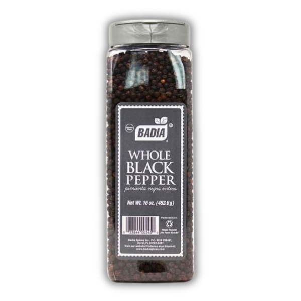 1918 WHOLE BLACK PEPPER 453,6GR CJ*6