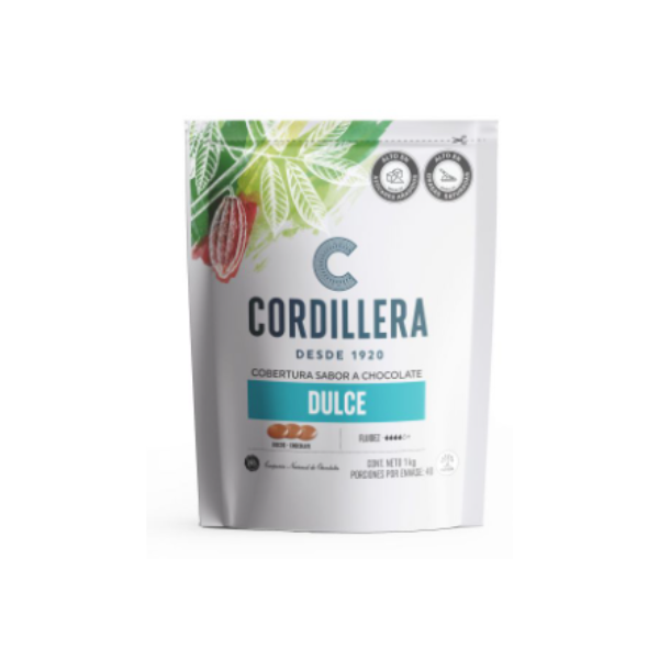 1967 CORDILLERA COBERTURA CHOCOLATE DULCE BOLSA 1KG CJ*10