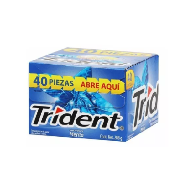 2078 CHICLE TRIDENT*4 ABRE FACIL FRESA CJ*