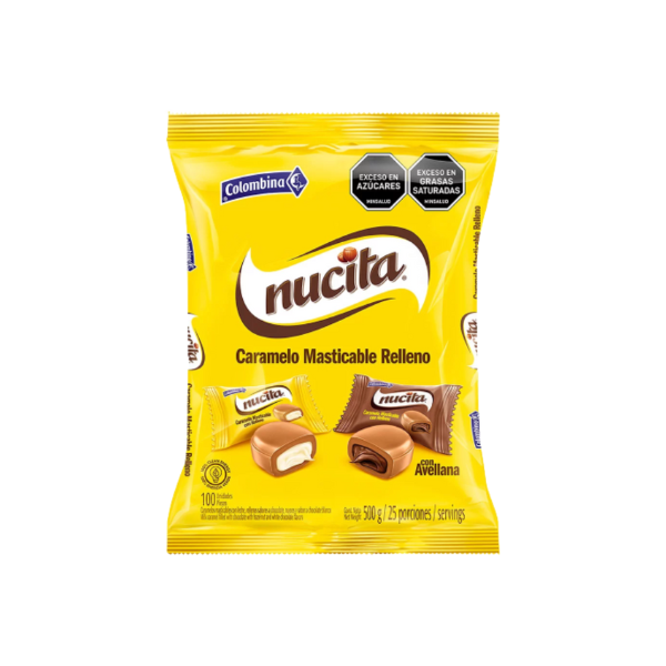 2224 NUCITA MASTICLABE RELLENO*100 500GR*16