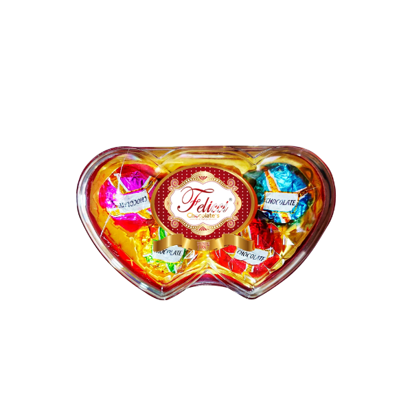 2373 CHOCOLATE FELICCI DOBLE CORAZON*5