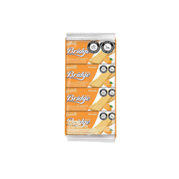 2459 GALLETA BRIDGE NARANJA*10 CJ*24