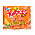 2644 TOSTACOS PICANTE PAQ 12 38GR   Mayorista AhorroPlus