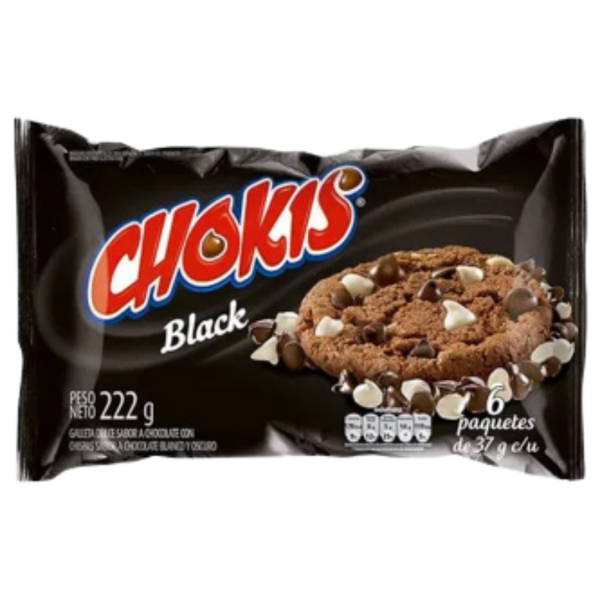 2815 GALLETAS CHOKIS BLACK 222GR PAQ*6