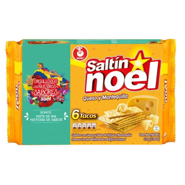 2923 SALTIN NOEL QUESO MANTEQUILLA MEGA 6 TACOS   Mayorista AhorroPlus