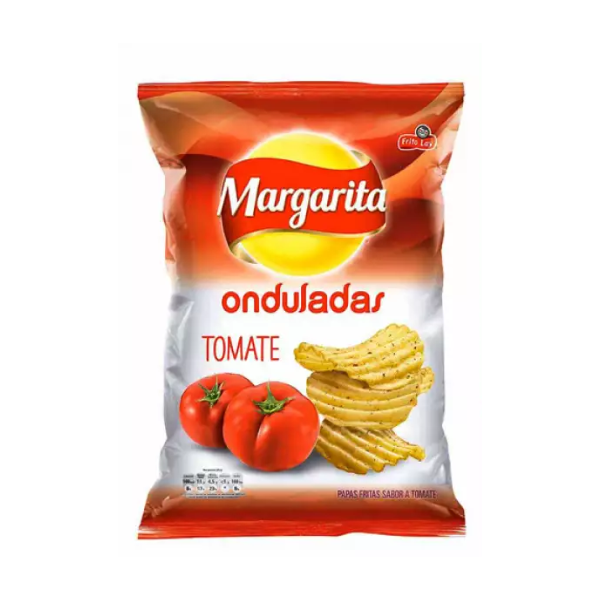 2951 PAPAS MARGARITA ONDULADA TOMATE 105G
