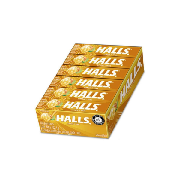 629 MENTA HALLS BARRA HONEY CJ30   Mayorista AhorroPlus