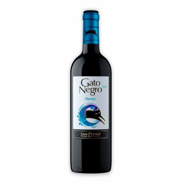 880 VINO GATO NEGRO MERLOT BT CJ*12