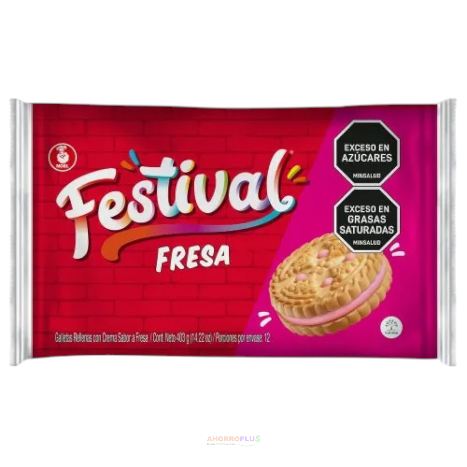 105 GALLETA FESTIVAL_4 S.FRESA_24 - Mayorista AhorroPlus 105 GALLETA FESTIVAL4 SFRESA24 Mayorista AhorroPlus