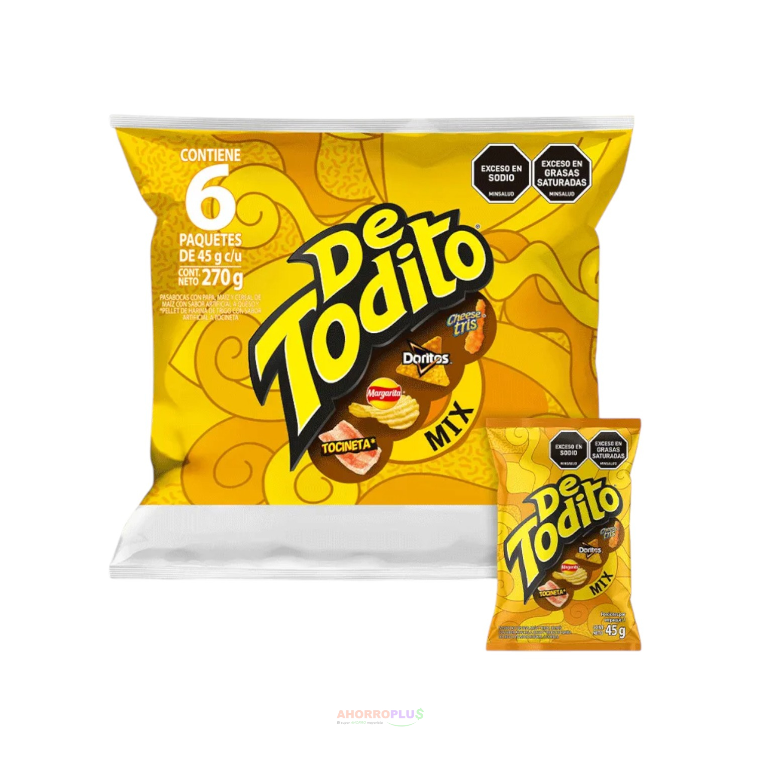 268 DETODITO MIX _270GR _6UND CJ_6 - Mayorista AhorroPlus 268 DETODITO MIX 270GR 6UND CJ6 Mayorista AhorroPlus