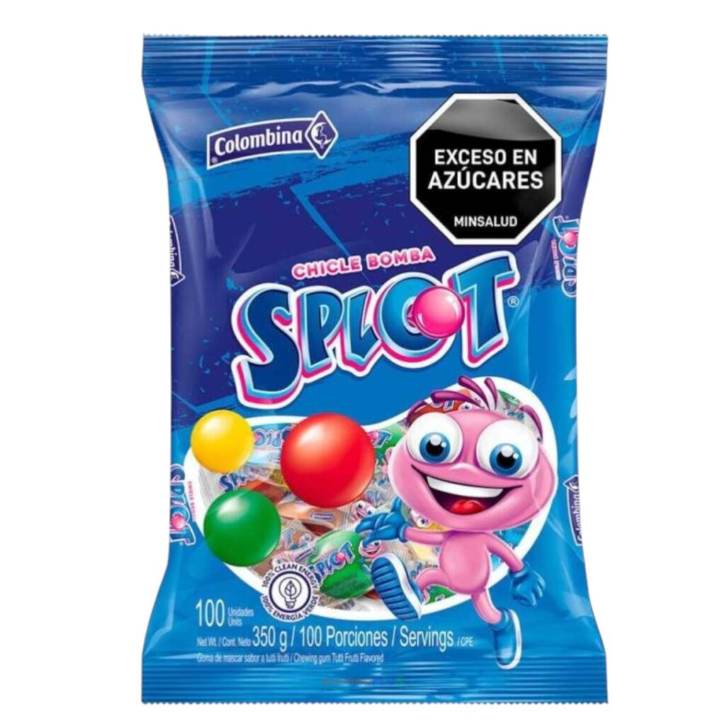 2990 CHICLE SPLOT100 300GR16   Mayorista AhorroPlus