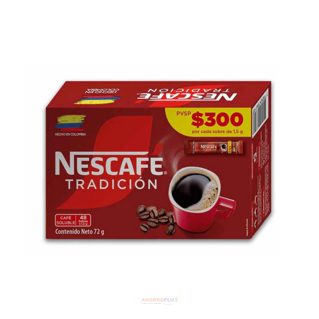 3110 NESCAFE TRADICIONAL STICK DISPLAY48 72GR24 - Mayorista AhorroPlus 3110 NESCAFE TRADICIONAL STICK DISPLAY48 72GR24 Mayorista AhorroPlus