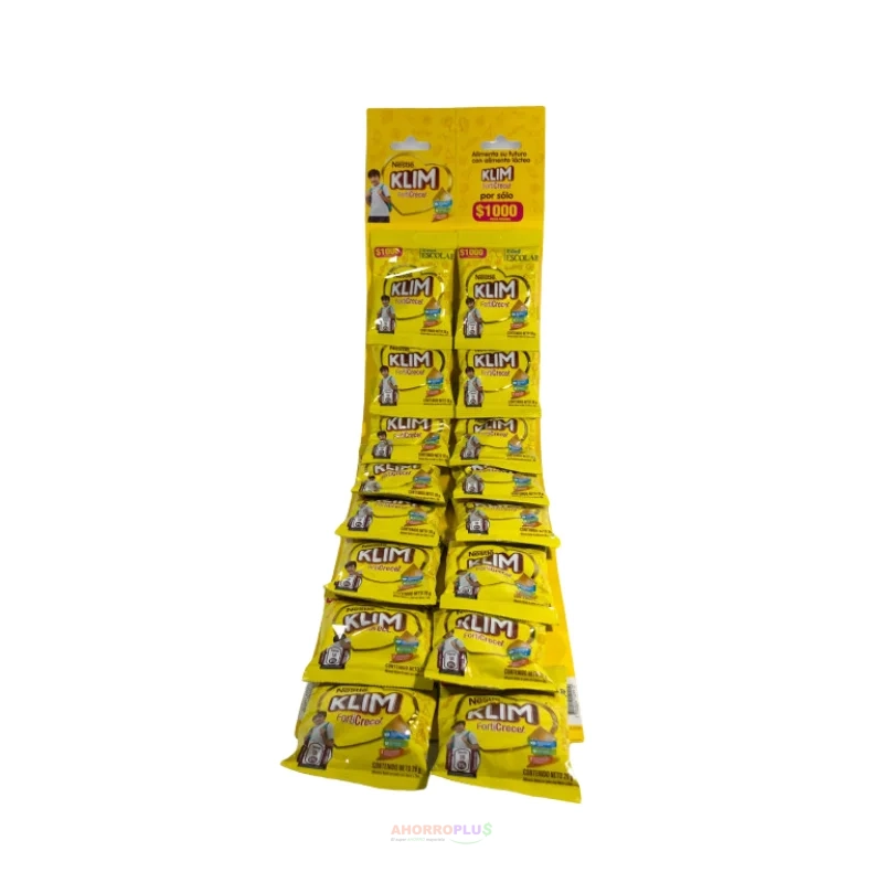 3125 LECHE KLIM RISTRA16 26GR CJ40 - Mayorista AhorroPlus 3125 LECHE KLIM RISTRA16 26GR CJ40 Mayorista AhorroPlus