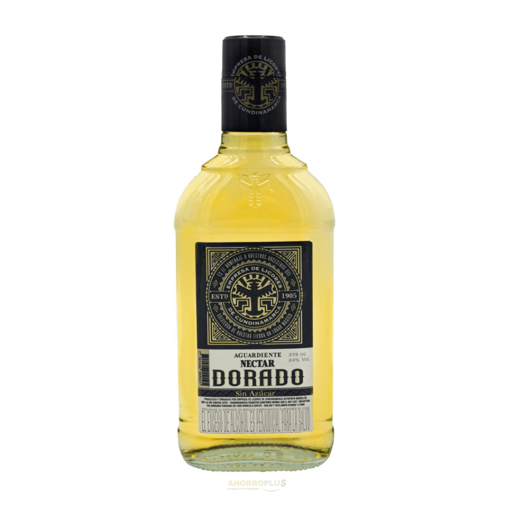 3130 AGUARDIENTE NECTAR DORADO 1230   Mayorista AhorroPlus