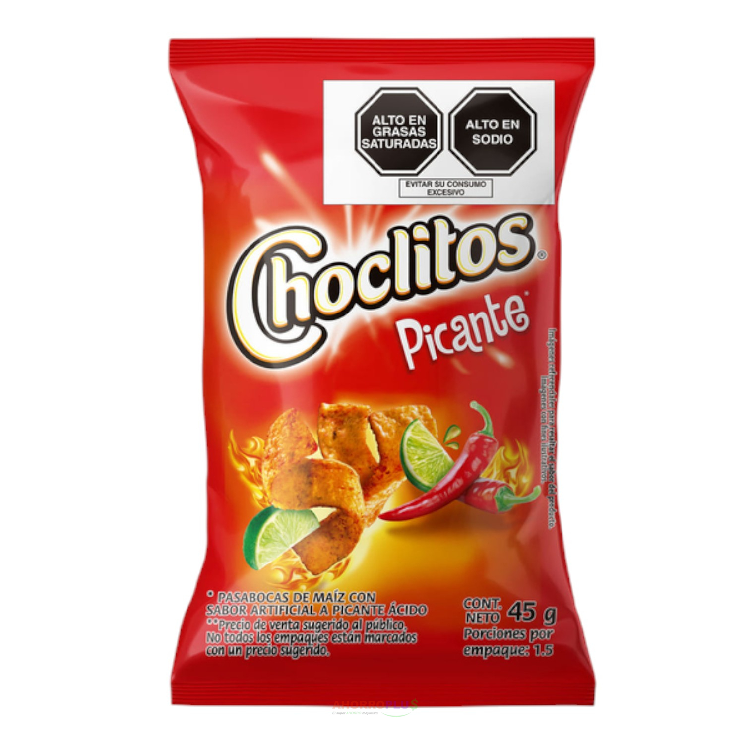 3183 CHOCLITOS PICANTE 45GR - Mayorista AhorroPlus 3183 CHOCLITOS PICANTE 45GR Mayorista AhorroPlus