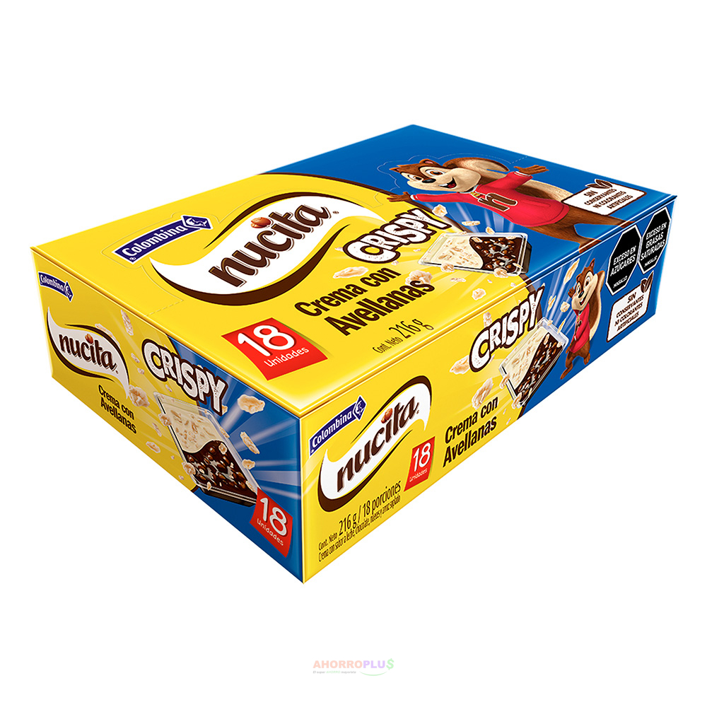 3988 NUCITA CRISPY *18UND CJ*16 - Mayorista AhorroPlus 3988 NUCITA CRISPY 18UND CJ16 Mayorista AhorroPlus
