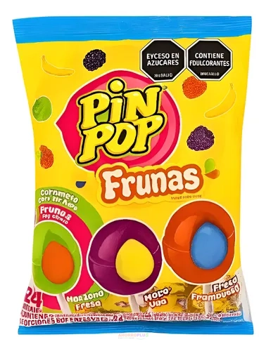 3998 CHUPETA PIN POP S.FRUNAS*24 CJ*16